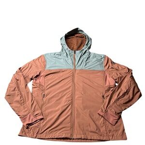 Kuhl Men’s Lightweight The One Jacket in Rust Brown and Gray Size XL